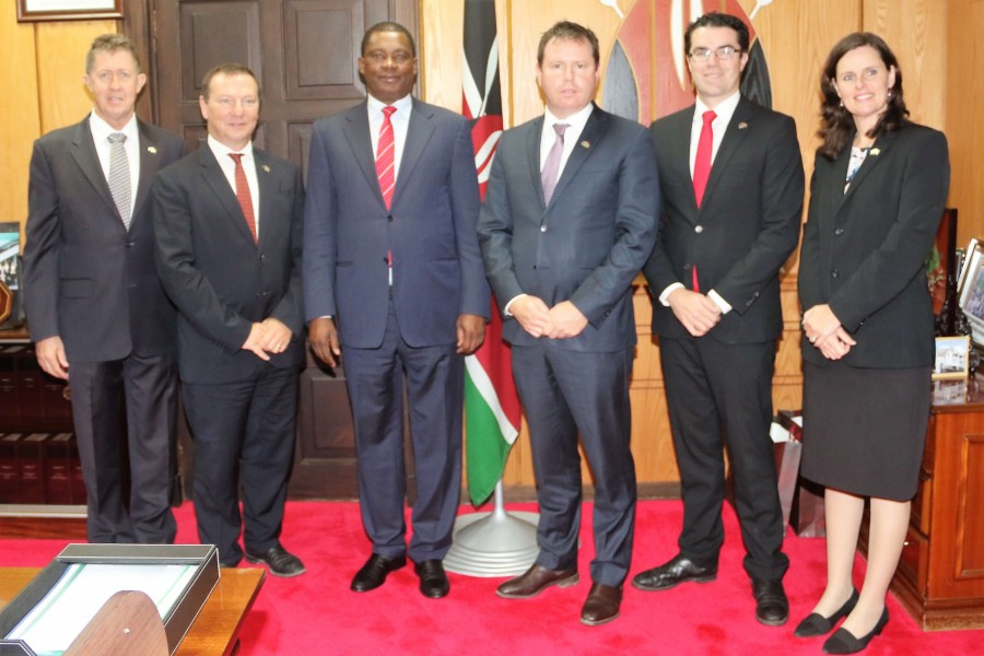 Parliamentary Delegation from Australia led by Hon. Andrew Broad, MP, pays visit to the National Assembly Speaker
