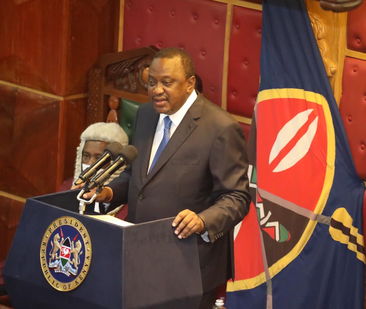President Uhuru Addresses Parliament; Assures Country that the State of the Nation is Strong, Resilient and Steady