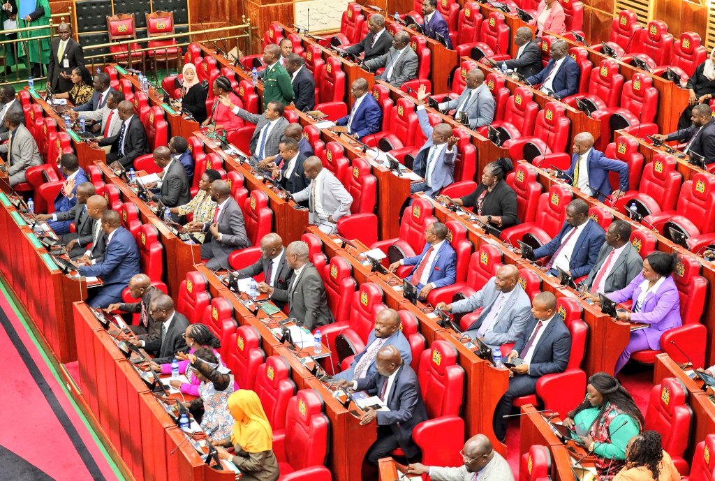 A sitting of the National Assembly