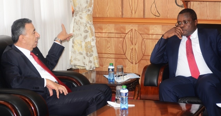 Speaker Lusaka meets Jordanian Ambassador to Kenya
