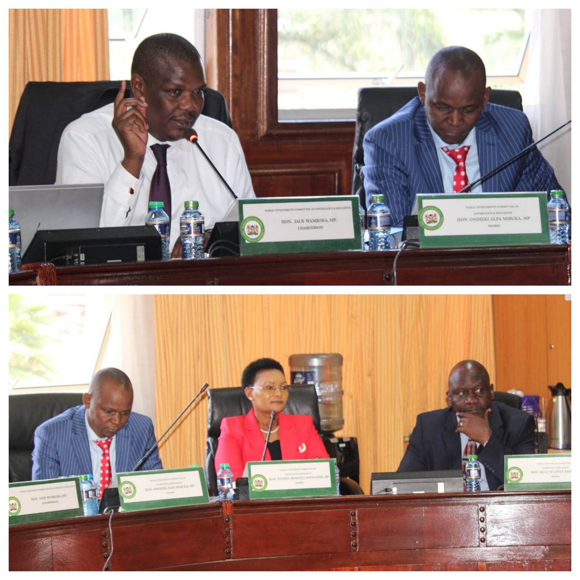 PUBLIC INVESTMENTS COMMITTEE ON GOVERNANCE AND EDUCATION MEETS KICD AND UNES OVER AUDIT QUERIES