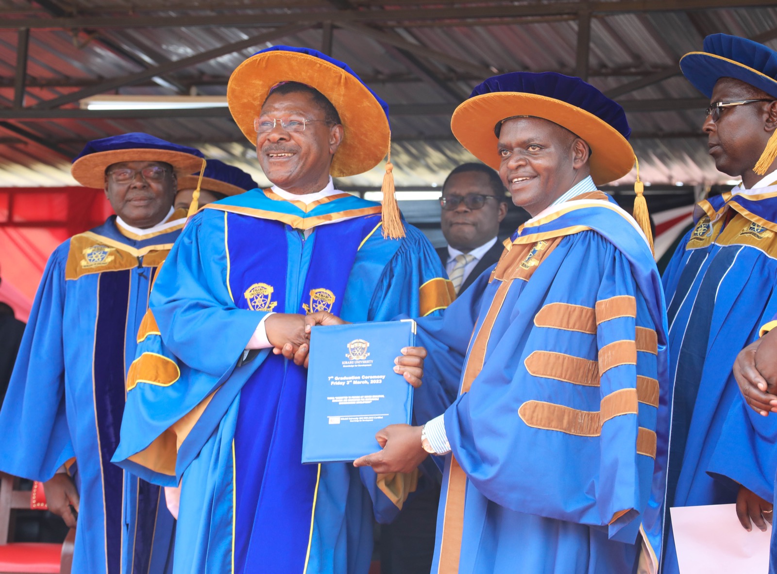 SPEAKER MOSES WETANG’ULA CONFERRED WITH A HONORARY DEGREE