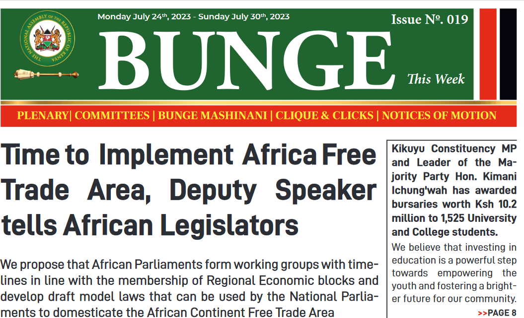 Bunge This week Issue 019