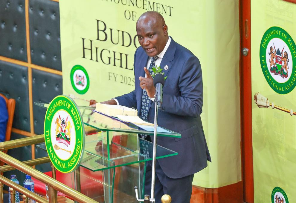 NATIONAL TREASURY AND ECONOMIC PLANNING CS, HON. JOHN MBADI