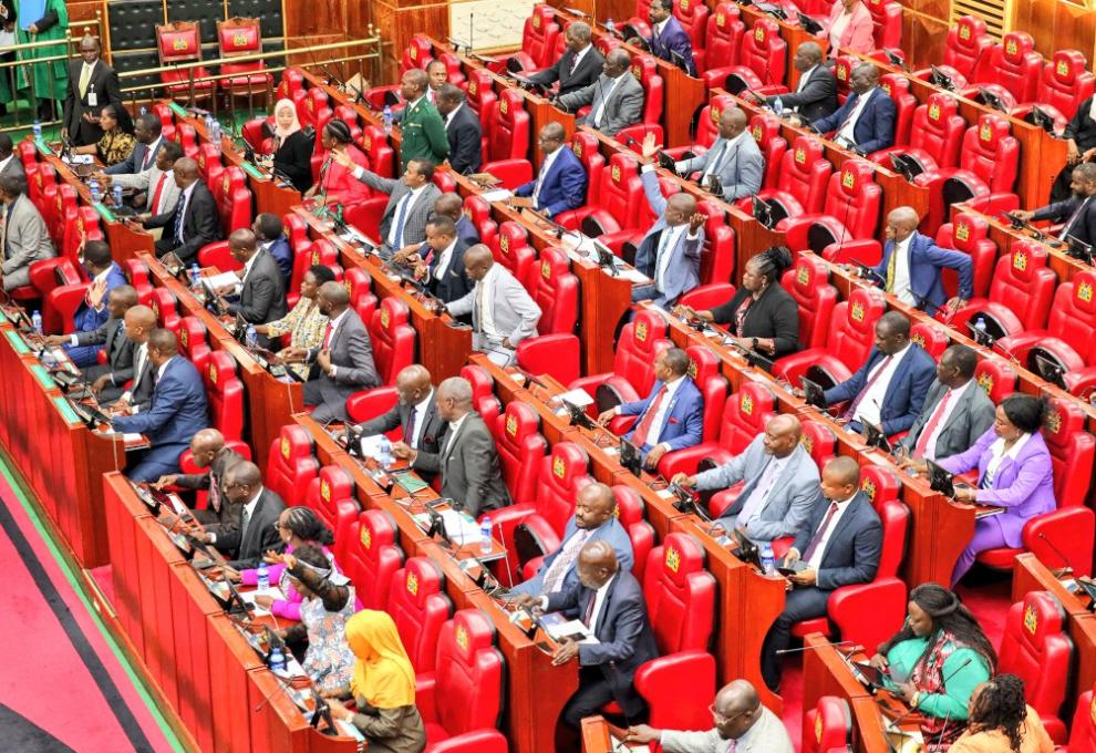 A sitting of the National Assembly