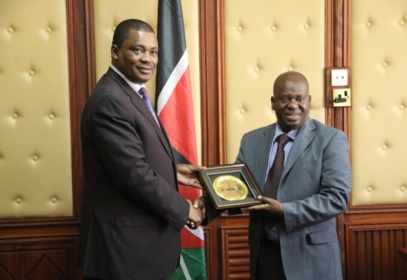 Speaker Muturi Hosts His Tanzanian Counterpart