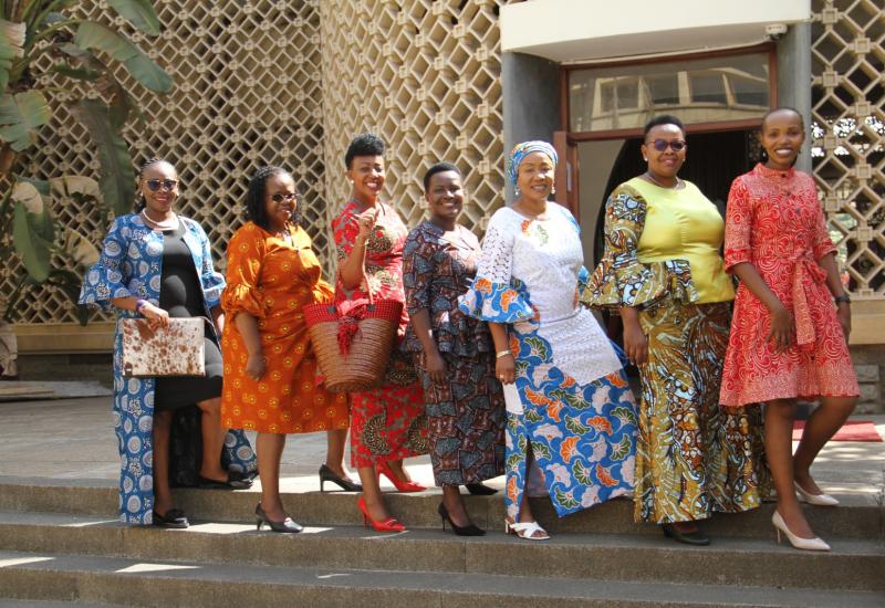 WOMEN PARLIAMENTARY DON LOCAL DESIGNERS' OUTFITS FOR A WEEK TO PROMOTE LOCAL INDUSTRIES  
