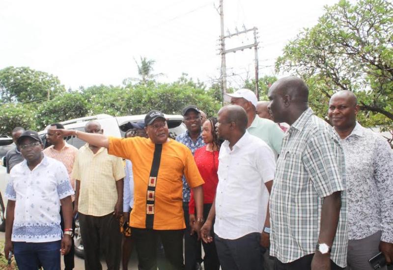 Committee on Implementation inspects land owned by Coast Water Works Development Agency 