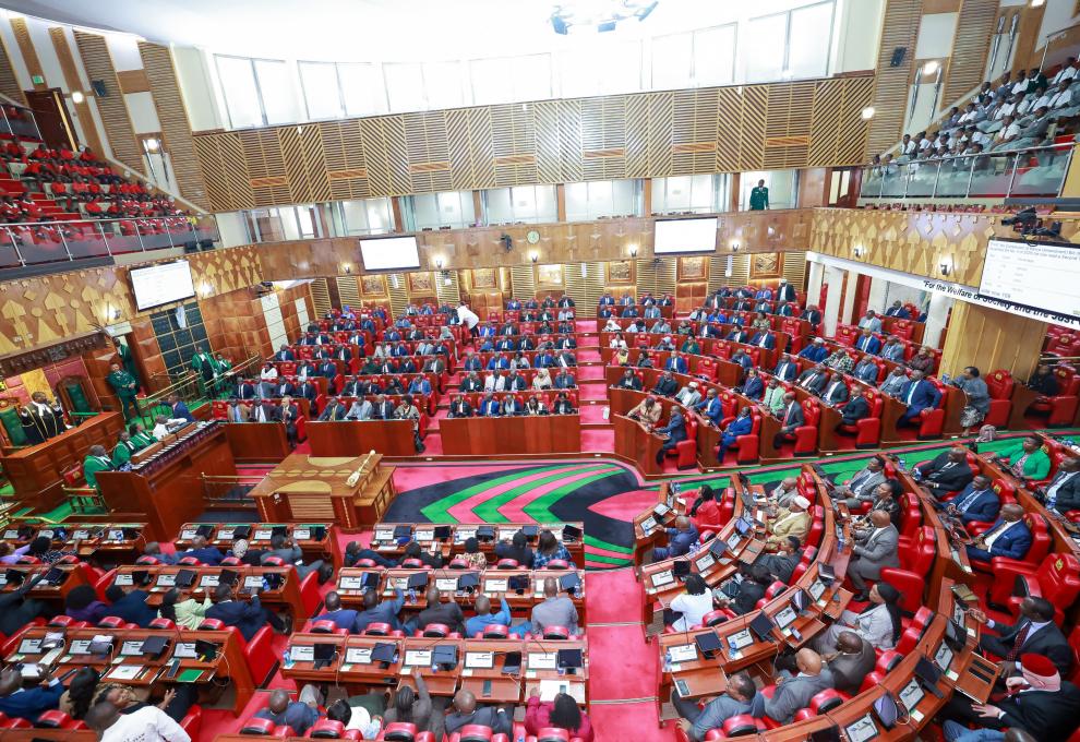 ariel view of the National Assembly